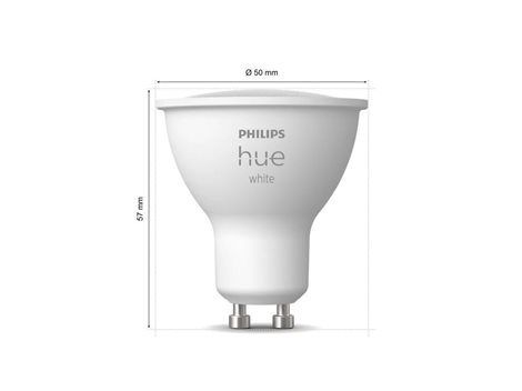 Hue sada 2x LED žárovka White GU10 4,2W 400lm 2700K CRI80 IP20 4