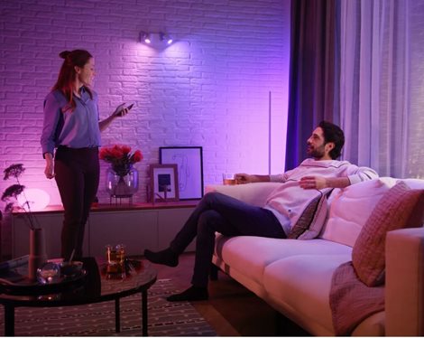 Hue základní set Bridge + 3xLED žárovka WACA GU10 4,2W 400lm 2000-6500K + ovladač 7