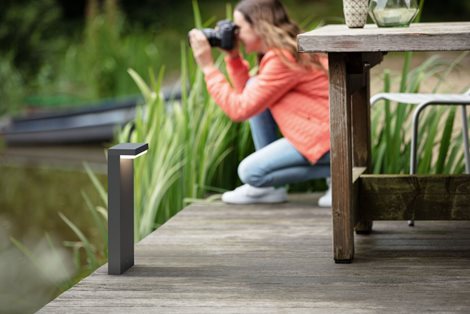 Bustan UltraEfficient venkovní sloupkové LED svítidlo 3,8W  lm 2700K 40cm IP44, antracitové 4