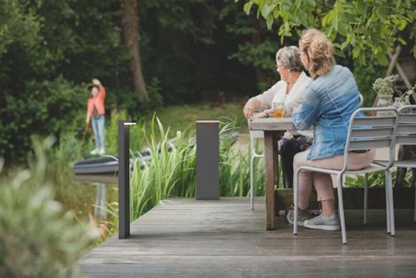 Bustan UltraEfficient venkovní sloupkové LED svítidlo 3,8W  lm 2700K 77cm IP44, antracitové 3