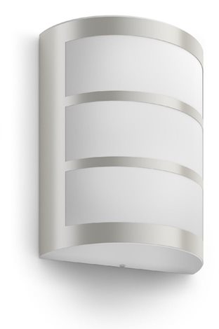 Python UltraEfficient venkovní nástěnné svítidlo LED 3,8W 800lm 2700K IP44, nerezové 1
