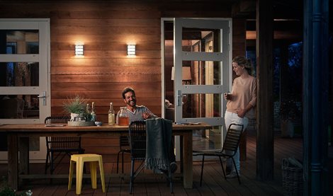 Python UltraEfficient venkovní nástěnné svítidlo LED 3,8W 800lm 2700K IP44, nerezové 6