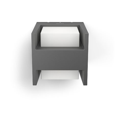 Arbour UltraEfficient venkovní nástěnné LED svítidlo 2x3,8W 800lm 2700K IP44, antracitové 2