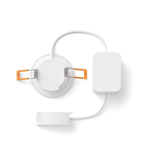 Hue WCA Slim koupelnové zápustné svítidlo LED 8,3W 750lm 2200-6500K RGB 9cm kulaté IP44, bílé 5