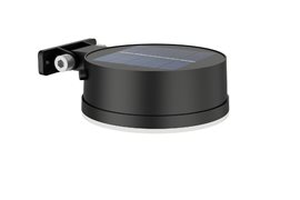 Vynce solární venkovní nástěnné LED svítidlo 1,5W 200lm 2700K IP44, černé