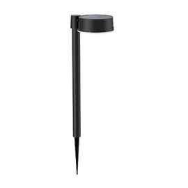 Vynce solární venkovní zemní LED svítidlo 1,5W 200lm 2700K IP44, černé