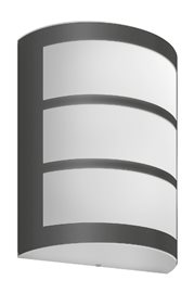 Python UltraEfficient venkovní nástěnné svítidlo LED 3,8W 800lm 2700K IP44, antracitové