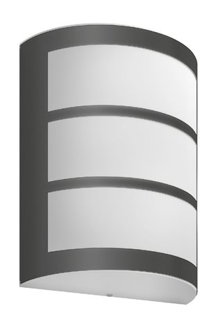 Python UltraEfficient venkovní nástěnné svítidlo LED 3,8W 800lm 2700K IP44, antracitové 1