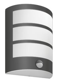 Python UltraEfficient venkovní nástěnné svítidlo se senzorem LED 3,8W 800lm 2700K IP44, antracitové