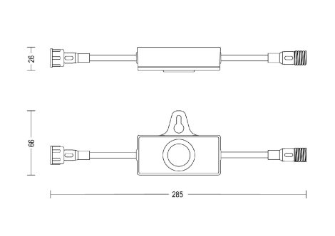 GardenLink D2D senzor IP44, černé 3
