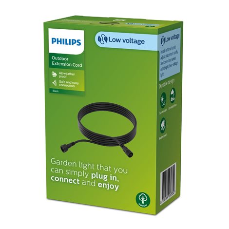 GardenLink prodlužovací kabel 5m IP67, černé 2