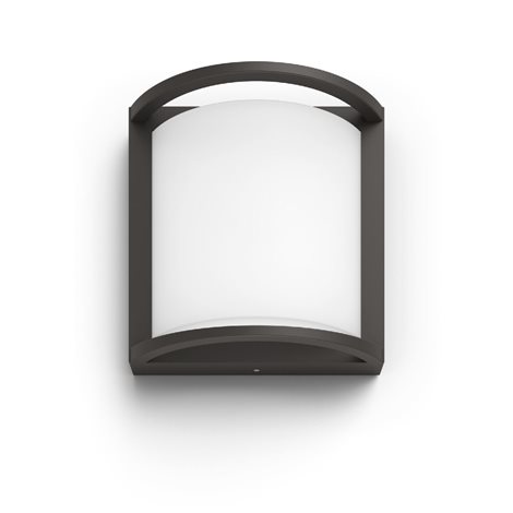 Samondra UltraEfficient venkovní nástěnné LED svítidlo 3,8W 800lm 2700K IP44, antracitové 1
