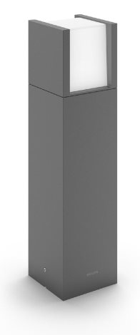 Arbour UltraEfficient venkovní sloupkové LED svítidlo 3,8W 800lm 2700K 40cm IP44, antracitové 1
