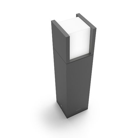 Arbour UltraEfficient venkovní sloupkové LED svítidlo 3,8W 800lm 2700K 40cm IP44, antracitové 2