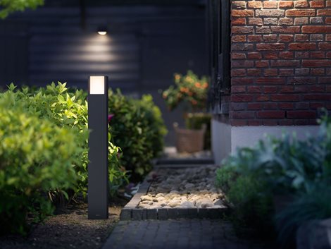 Arbour UltraEfficient venkovní sloupkové LED svítidlo 3,8W 800lm 2700K 77cm IP44, antracitové 4