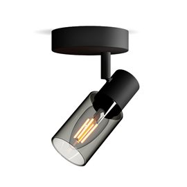 Palms bodové svítidlo 1x E14 25W bez zdroje 13cm IP20, černé