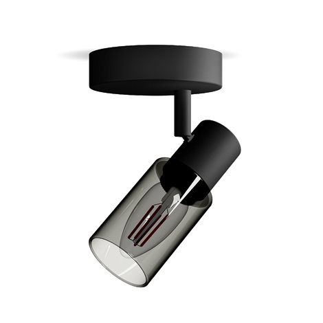 Palms bodové svítidlo 1x E14 25W bez zdroje 13cm IP20, černé 2