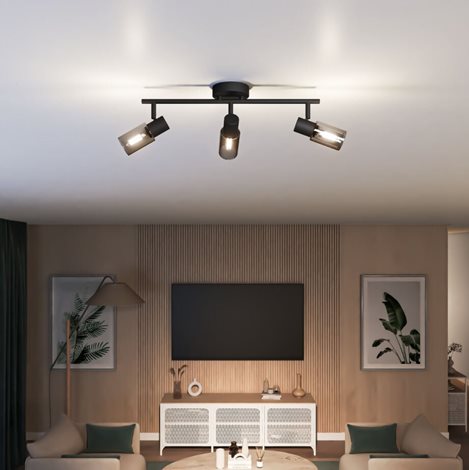 Palms bodové svítidlo 3x E14 25W bez zdroje 48,5cm IP20, černé 4