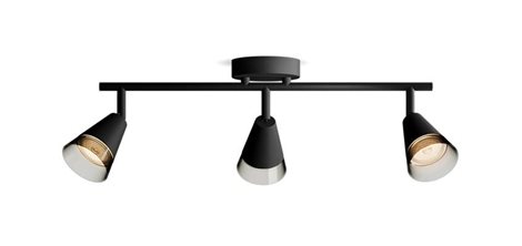 Cleft bodové svítidlo 3x GU10 5W bez zdroje 48,5cm IP20, černé 1