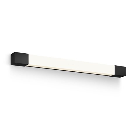 Rover koupelnové nástěnné svítidlo LED 10W 900lm 2700K nestmívatelné 63cm hranaté IP44, černé 1