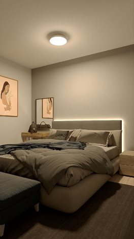 Fleta UltraEfficient stropní svítidlo LED 10W 1850lm 2700K CRI80 35cm kulaté IP20, bílé 3