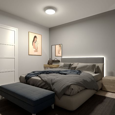 Fleta UltraEfficient stropní svítidlo LED 10W 1950lm 4000K CRI80 35cm kulaté IP20, bílé 2