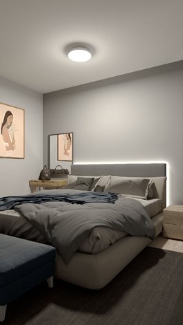 Fleta UltraEfficient stropní svítidlo LED 10W 1950lm 4000K CRI80 35cm kulaté IP20, bílé 3