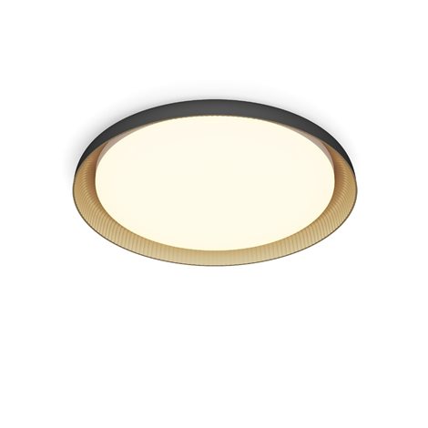 Pebblo UltraEfficient stropní svítidlo LED 10W 1850lm 2700K SceneSwitch CRI80 32cm kulaté IP20,černé 1