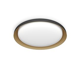 Pebblo UltraEfficient stropní svítidlo LED 10W 1950lm 4000K SceneSwitch CRI80 32cm kulaté IP20,černé