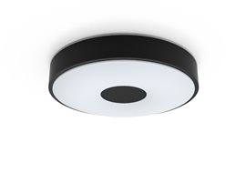 Coiner stropní svítidlo LED 24W 2700lm 2700K SceneSwitch CRI80 38cm kulaté IP20, černé