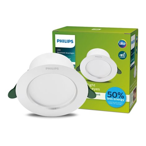 DIAMOND Cut Ultra Efficient podhledové LED svítidlo 2W 310lm 3000K 9cm kulaté IP20, bílé 1