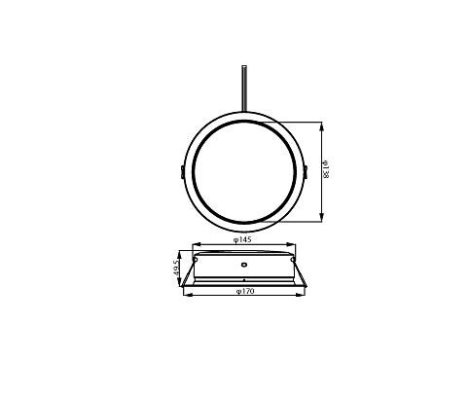 DIAMOND Cut Ultra Efficient podhledové LED svítidlo 6,5W 1050lm 4000K 17cm kulaté IP20, bílé 2