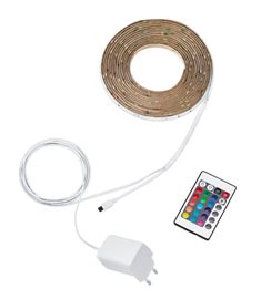 LED pásek Philips RGB, s ovladačem, 5m, AC 220–240, IP20