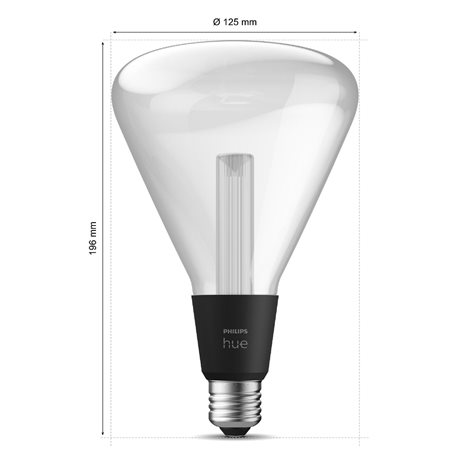 HUE Lightguide Triangle LED žárovka E27 6,8W 500lm 2000-6500K RGB CRI80 IP20, stmívatelná 6