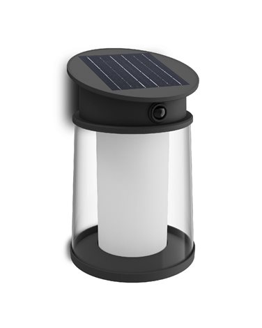 Juda UltraEfficient solární LED svítidlo se senzorem 3,2W 500lm 4000K IP44 kulaté, černé 1