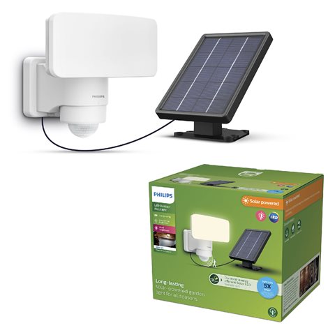 Tylus UltraEfficient Security solární LED reflektor se senzorem 6W 1000/50lm 5000K IP44, bílý 1