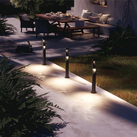 Desi GardenLink venkovní sloupkové LED svítidlo Low Voltage 1,5W 180lm 2700K 24V IP44 70cm, černé 6