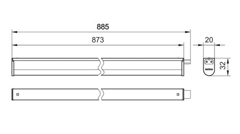 LED světelná lišta Projectline 900cm 3xCCT 1200lm 7
