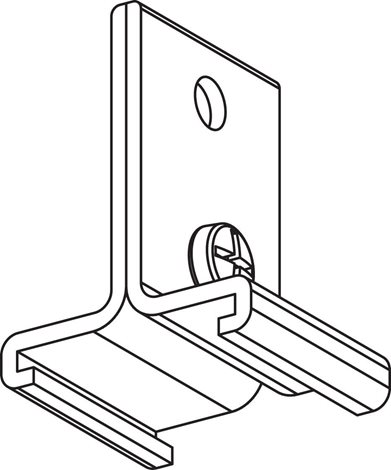 ZRS700 SPC BK SUSP CLAMP Montážní třmen pro zavěšenou montáž černá 3