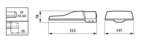 BRP101 LED44/740 II DM Uliční LED svítidlo 28W 3780lm 4000K 100 000 h L80 8