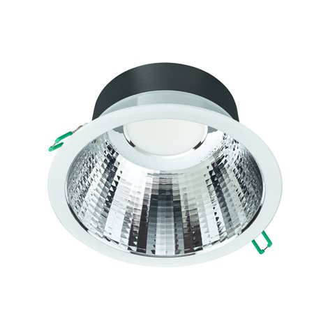 DN142B 20S/840 PSU-E UGR19 Zapuštěný downlight, leštěný reflektor 19,2 W 2300lm 4000 K 2