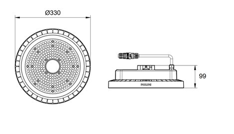 BY121P G5 LED200S/840 PSD NB LED Svítidlo průmyslové 134W 20000lm 4000K 8