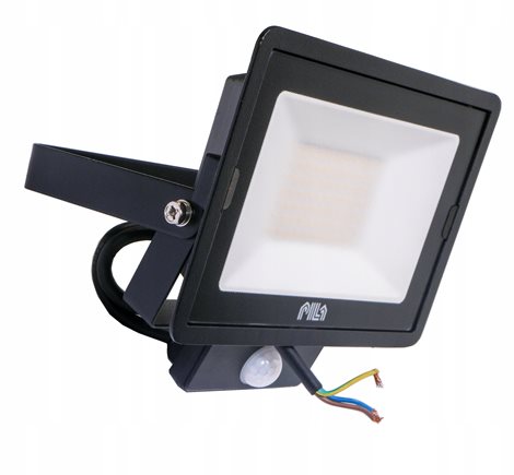 PILA BVP008 50W 4000K MDU Světlomet, IK06, symetrická optika, IR pohybové čidlo 50W 4500lm 2