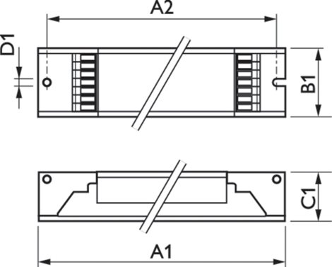 HF-R 158 TL-D EII el.předřadník 2