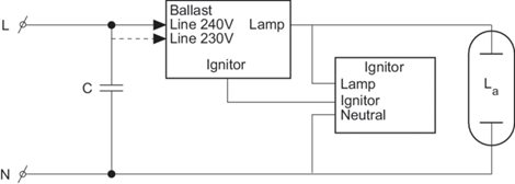 Zapalovač SKD 578 220-240V 50/60Hz HID pro semiparalelní systémy 3