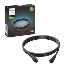 17368/30/PN Hue venkovní prodlužovací kabel 2,5m IP67 nízkonapěťový, černý