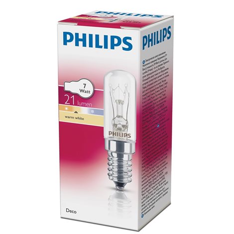 Deco 7W E14 230-240V T17 CL 1CT/10X10F Halogenová žárovka 3