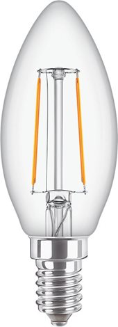 CorePro LEDCandle ND 2-25W E14 B35 827 CL G LED Žárovka 2W 250lm 1