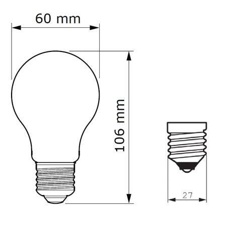 LED žárovka Philips Classic LEDbulb ND 60W A60 E27 840 FR 7W 806lm 4000K 4