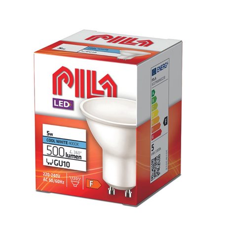 PILA LED 500lm GU10 CW 120D ND LED žárovka 5W 500lm 2